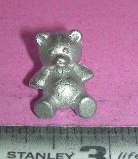 metal bear figurine